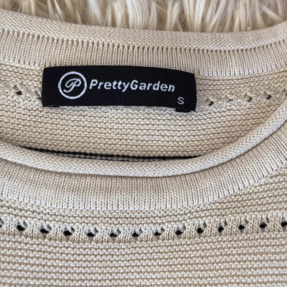 PrettyGarden Striped Sleeveless Knit Dress - S - Picture 2 of 6